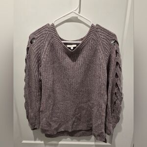 Lucky Brand Women's Brown Knit Sweater